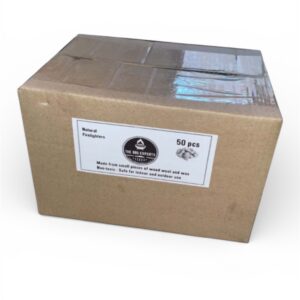 50pcs - Box of Natural Wood Wool Firelighters