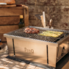 Pro Q Flatdog - Fold Flat Portable Camping Charcoal BBQ **FLASH SALE** - Image 6