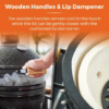 Tower Kamado Maxi Ceramic BBQ Black **FREE DELIVERY** - Image 6