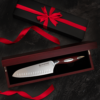 Flint & Flame 6" Santoku Knife - With Wooden Gift Box