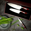 Flint & Flame 3 Piece Chef Set - With Wooden Gift Box
