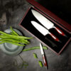 Flint & Flame 3 Piece Chef Set - With Wooden Gift Box - Image 3