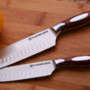 Flint & Flame 2 Piece Santoku Set - With Wooden Gift Box - Image 3