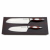Flint & Flame 2 Piece Santoku Set - With Wooden Gift Box - Image 5