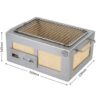 Nano Professional Kasai Konro Grill with Stainless Steel Frame - Image 2