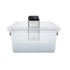 56 Ltr Polycarbonate Container with Custom Cut lid