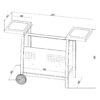3 Burner Gas Plancha with Stand - Image 6