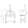 Large Callow Stainless Steel Pizza Oven With Cover - Image 4