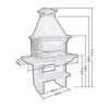 Mediterrani Dark Stone Masonry BBQ - 402D - Image 2