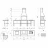 Palazzetti Marbella Outdoor BBQ Kitchen With Twin Gas Hob And Sink - Image 3
