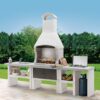 Palazzetti Marbella Outdoor BBQ Kitchen With Twin Gas Hob And Sink - Image 2