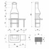 Palazzetti Jesolo 2 - Masonry BBQ With Side Table - Image 2