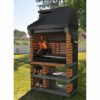 Large Pan American Grill with Wood Fired Brazier