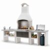 Palazzetti Marbella Outdoor BBQ Kitchen With Twin Gas Hob And Sink