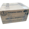 EXCLUSIVE Turkish Oak Charcoal HEX Briquettes 10kg - Image 2