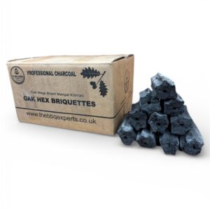 EXCLUSIVE Turkish Oak Charcoal HEX Briquettes 10kg