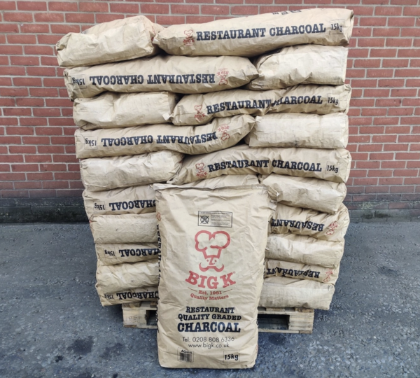 Restaurant Grade Lumpwood Charcoal 15kg (Brown Bag) ***FREE DELIVERY