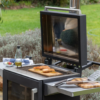 BBQube Grill & Heater - For Outdoor Kitchen - 2 Wheel Base