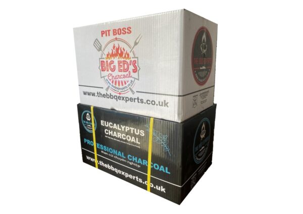2 BOX COMBO - Eucalyptus & Big Eds Gourmet Grade Charcoal 20kg