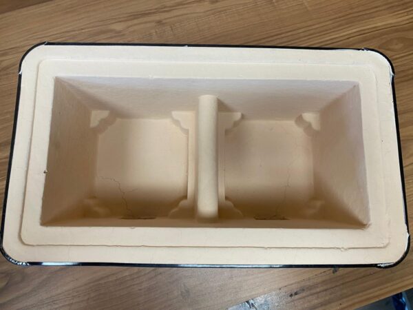 Dual Chamber Hibachi Konro Japanese Table Top Grill **FREE DELIVERY** GRADE B Slight Damage ( see pictures ) - Image 2