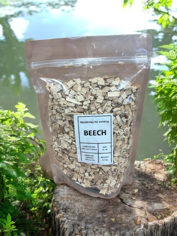BBQ Experts Wood Smoking Chips - Beech 0.5kg