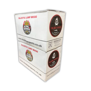 2 Box Deal - King Khaya Majestic Lumpwood Charcoal | Premium Khaya Hardwood BBQ Charcoal | 20kg