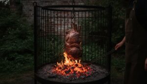 Mastering Fire Cage Cooking Techniques: The Connoisseur’s Guide to Open-Fire Gastronomy