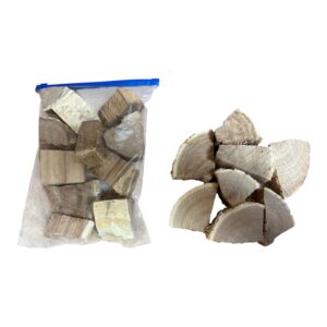 Acacia Wood Smoking Chunks 1kg Bag European Rustic BBQ Wood
