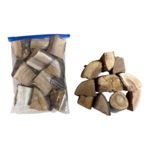 Apple Wood Smoking Chunks 1kg Bag European Rustic BBQ Wood