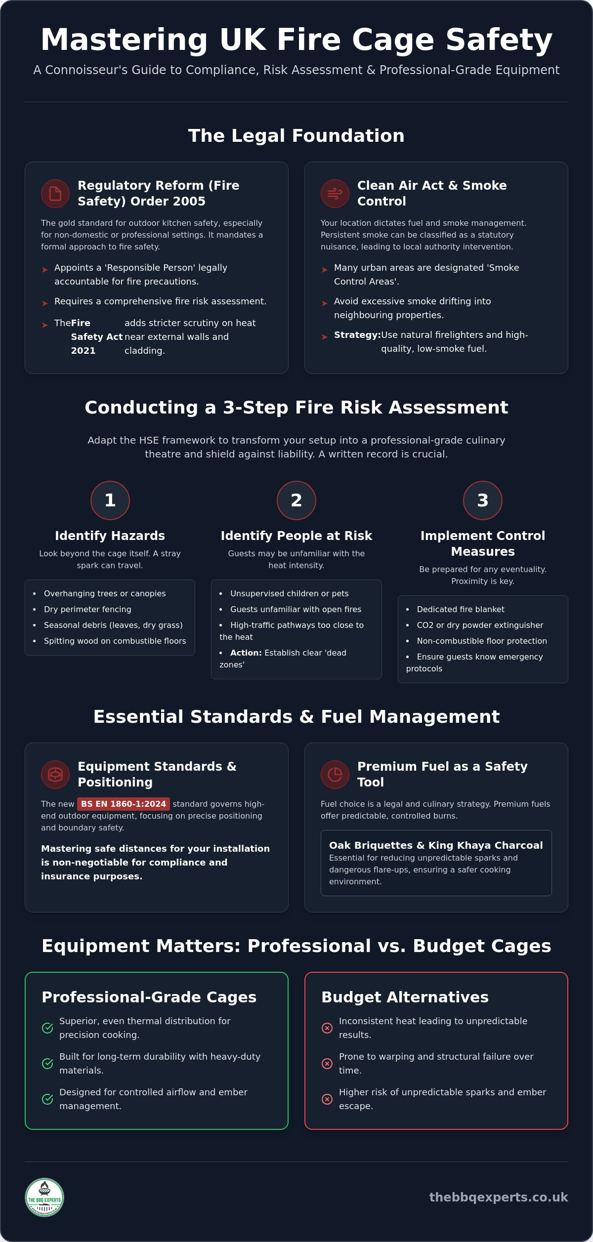 Fire Cage Safety Regulations UK: The 2026 Guide to Compliant Outdoor Cooking