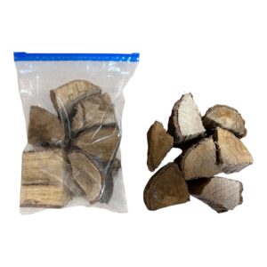 Oak Wood Smoking Chunks 1kg Bag European Rustic BBQ Wood