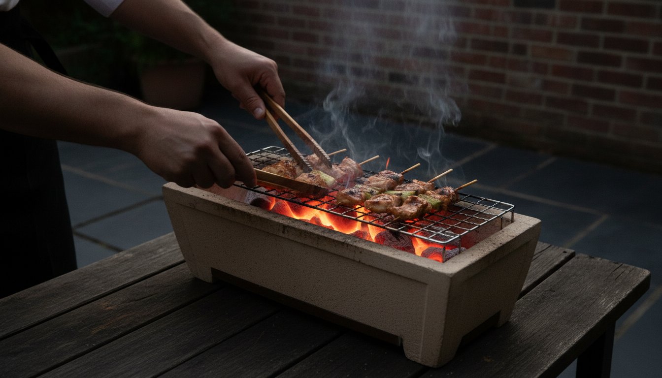 How to Use a Ceramic Konro Grill: The Masterclass in Japanese Grilling - The BBQ Experts